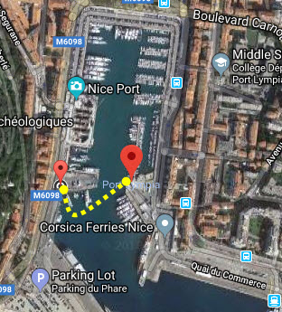 Nice links - Port of Nice shuttle boat