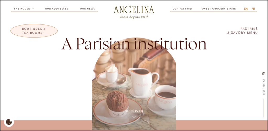 Angelina website