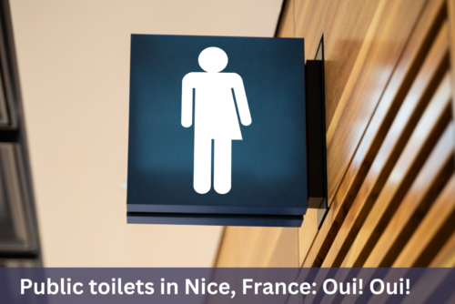 Public toilets in Nice, France
