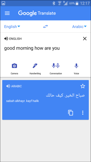 top travel apps - Google Translate - voice