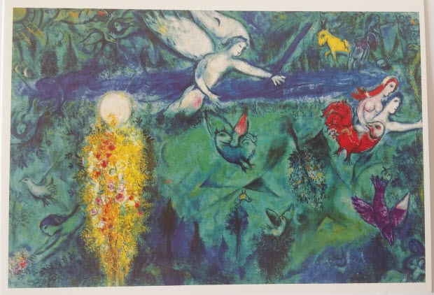Adam and Eve expelled from Paradise (1961), Chagall Museum, Nice