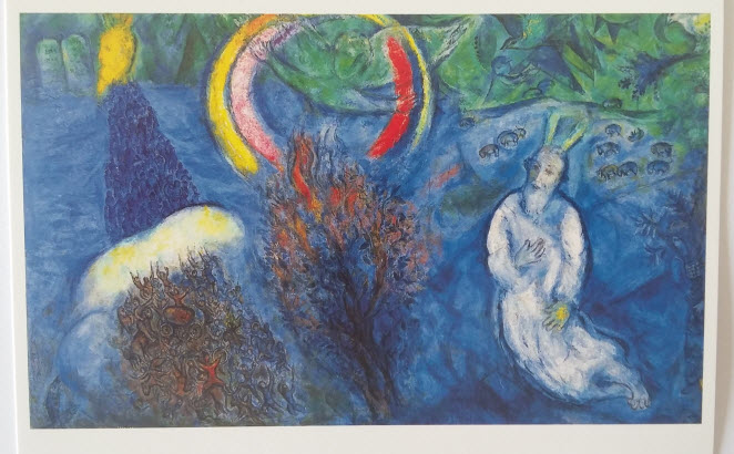 Moses and the Burning Bush (1966), Chagall Museum, Nice