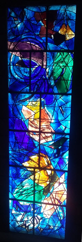 Stained glass, Chagall Museum, Nice