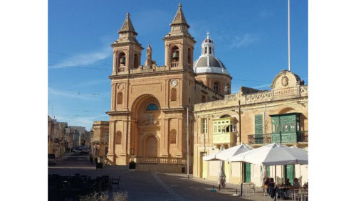 Marsaxlokk parish church, southern Malta