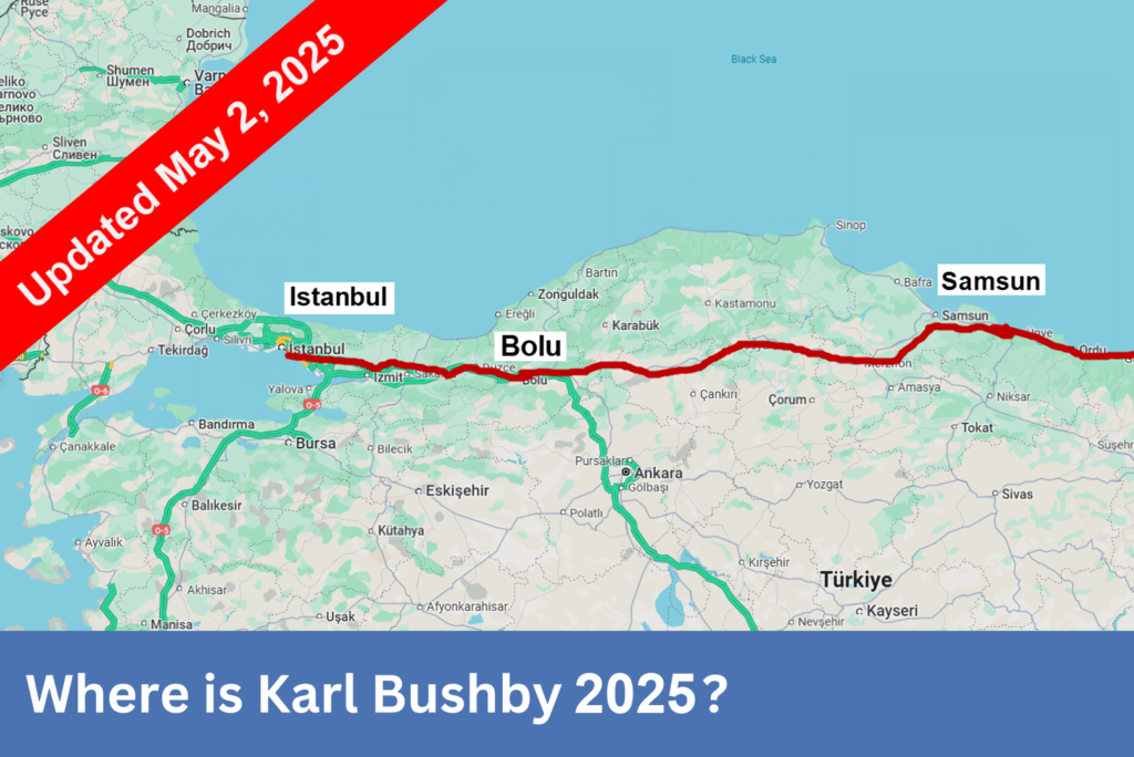 Where Is Karl Bushby 2025?