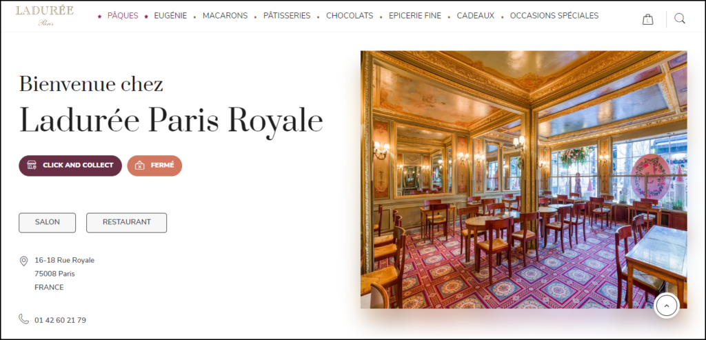 Laduree website